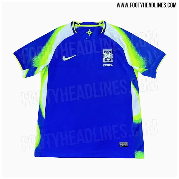 Jersey Away Cor??e Du Sud F??minin 2025 Mod??le Homme