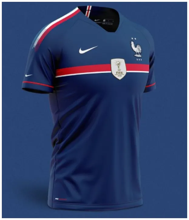 Jersey France Home 2020/21 - Concept