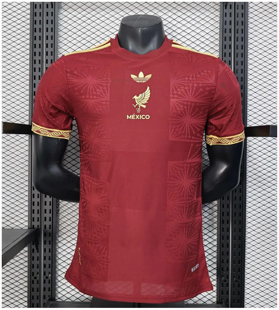 Jersey Mexico ??gold Rouge?? 2025/26 - Concept - Authentic
