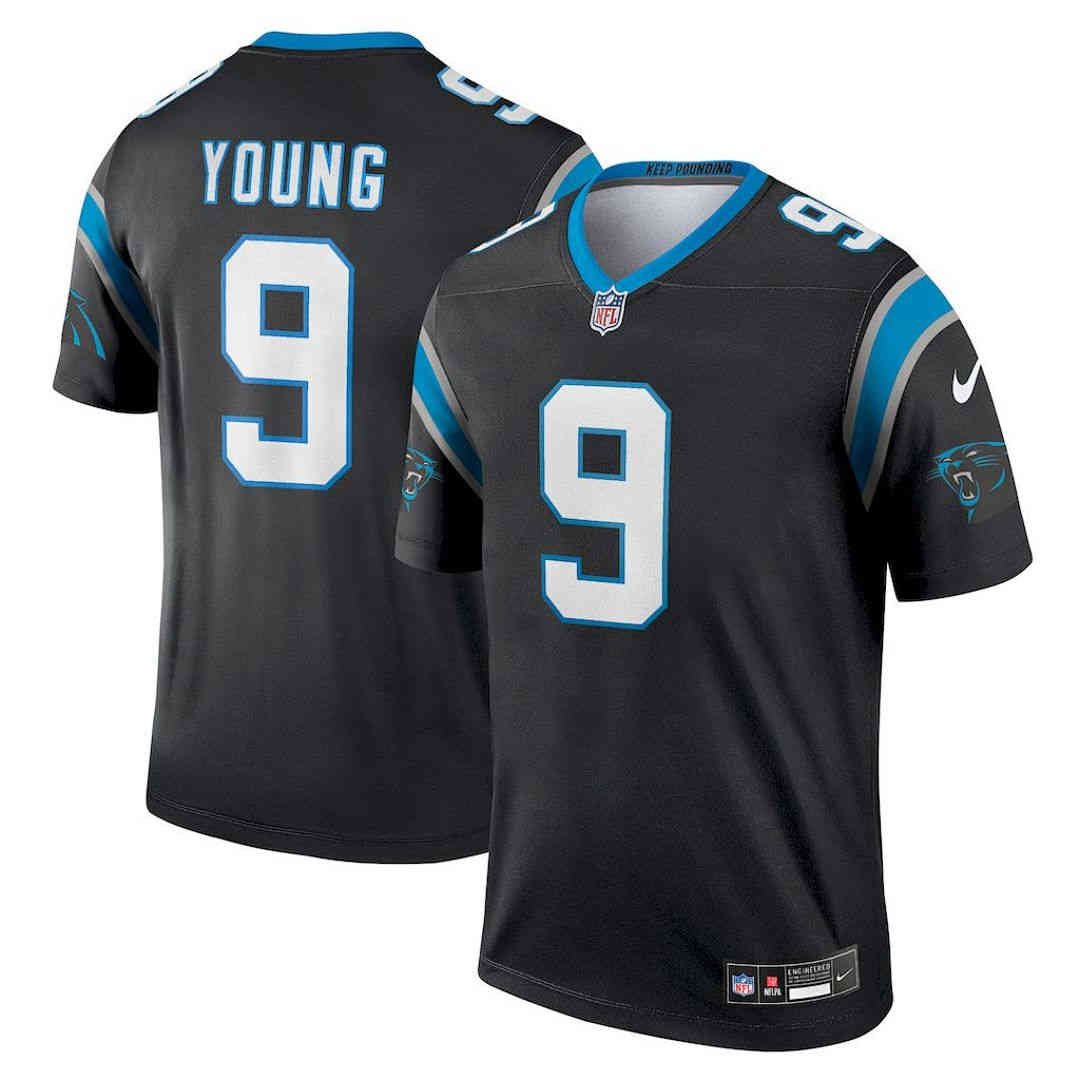 Men's Carolina Panthers #9 Bryce Young Black 2023 Draft Vapor Untouchable Stitched Football Jersey