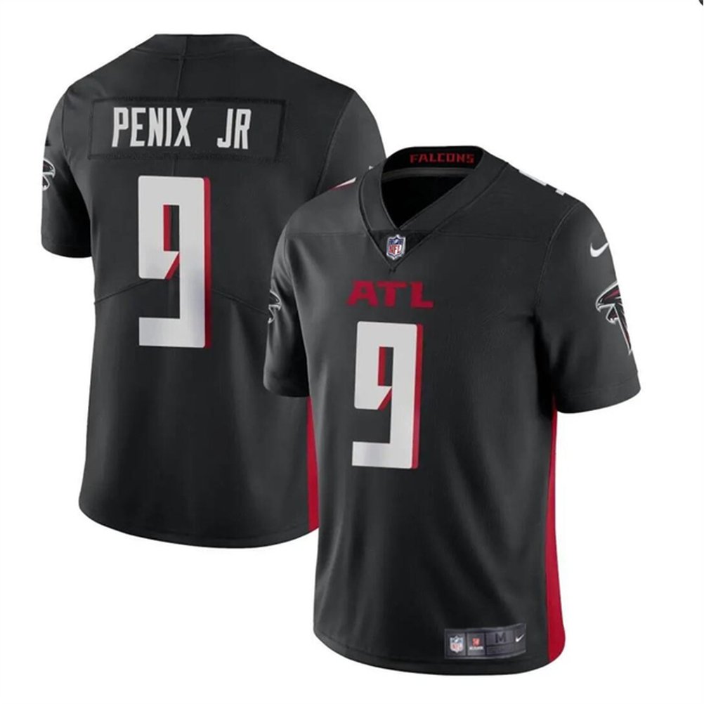 Atlanta Falcons #9 Michael Penix Jr Black 2024 Draft Vapor Untouchable Limited Stitched Football Jersey