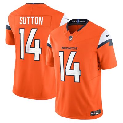 Denver Broncos #14 Courtland Sutton Orange Mile High Collection Vapor F.U.S.E. Limited Jersey