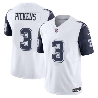 Dallas Cowboys #3 George Pickens White F.U.S.E. Vapor Limited Stitched Football Jersey