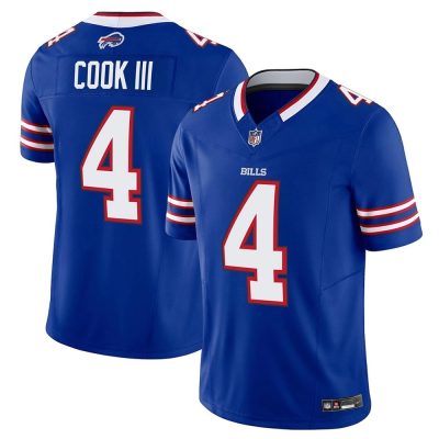 Buffalo Bills #4 James Cook Blue 2023 F.U.S.E. Vapor Untouchable Limited Stitched Football Jersey