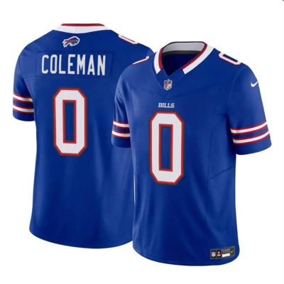 Buffalo Bills #0 Keon Coleman Blue 2024 Draft F.U.S.E. Vapor Untouchable Limited Stitched Football Jersey