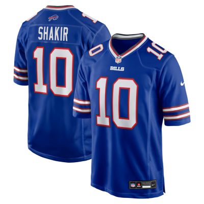 Buffalo Bills #10 Khalil Shakir Nike Royal Game Jersey