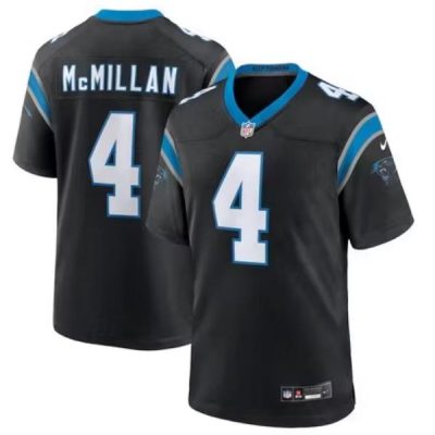 Carolina Panthers #4 Tetairoa McMillan Black