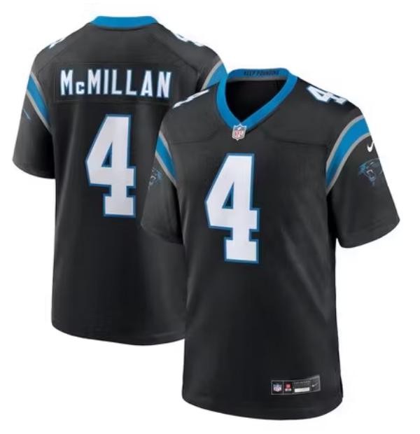 Carolina Panthers #4 Tetairoa McMillan Black