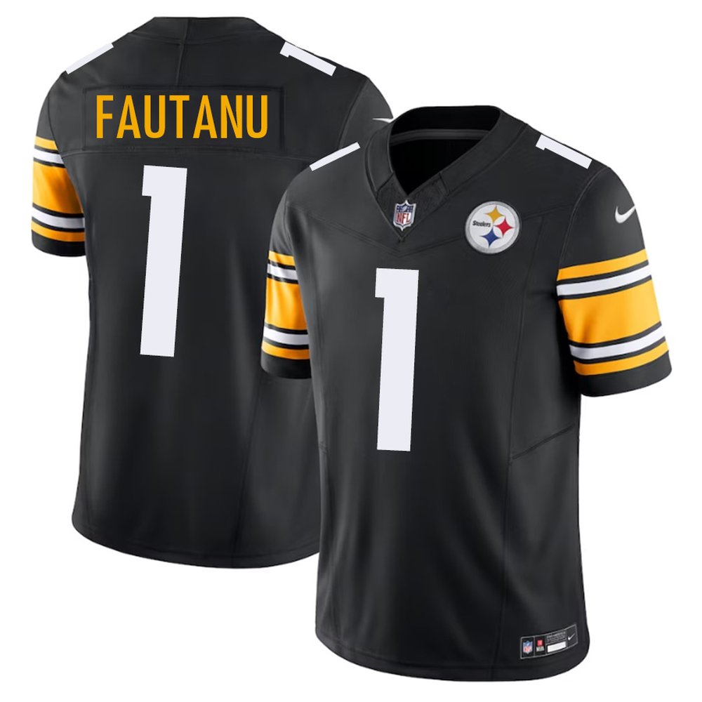 Pittsburgh Steelers Troy Fautanu Black NFL Limited Stitched Jersey