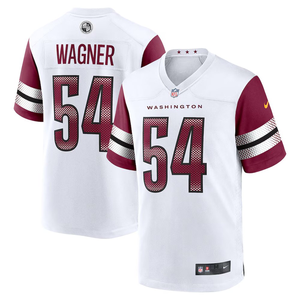 Men's Washington Commanders #54 Bobby Wagner Nike White Game Jersey