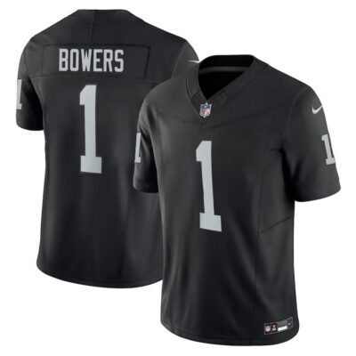 Men's Las Vegas Raiders Brock Bowers Black 2024 NFL Draft First Round Pick Player F.U.S.E. Vapor Untouchable Limited Stitched Football Jersey