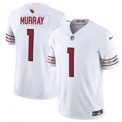Men's Arizona Cardinals #1 Kyler Murray White 2023 F.U.S.E. Vapor Untouchable F.U.S.E. Limited Stitched Football Jersey