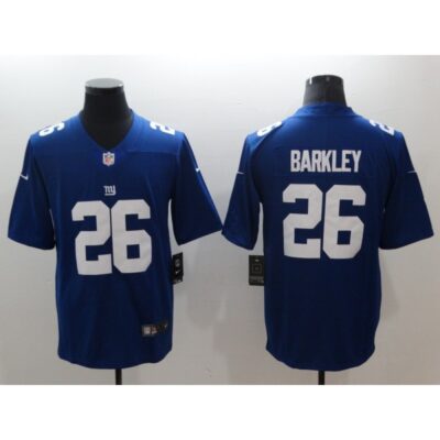 Men's New York Giants #26 Saquon Barkley Royal 2018 NFL Draft Vapor Untouchable Limited Stitched Jersey