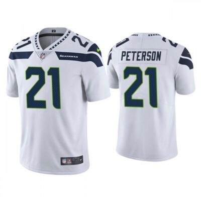 Men's Seattle Seahawks #21 Adrian Peterson White Vapor Untouchable Limited Stitched Jersey