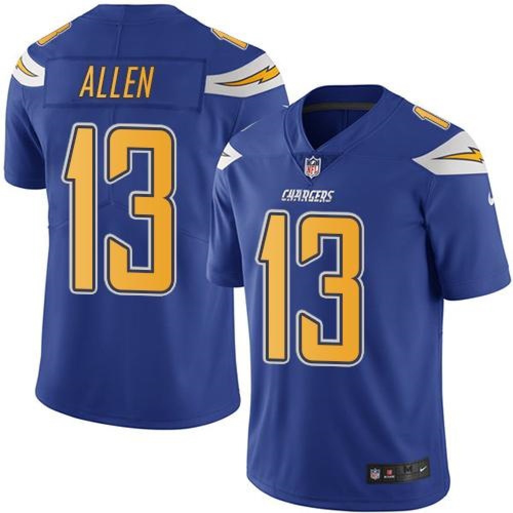 Chargers #13 Keenan Allen Electric Blue Youth Stitched NFL Limited Rush Jersey