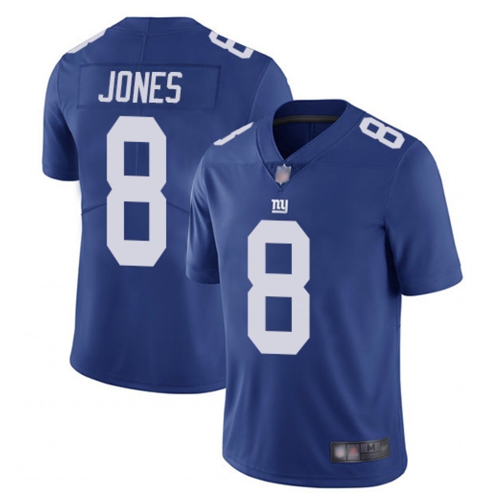 Youth New York Giants #8 Daniel Jones Blue Vapor Untouchable Limited Stitched NFL Jersey