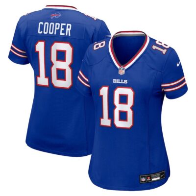 Women's Buffalo Bills #18 Amari Cooper Nike Royal Team Game Jersey