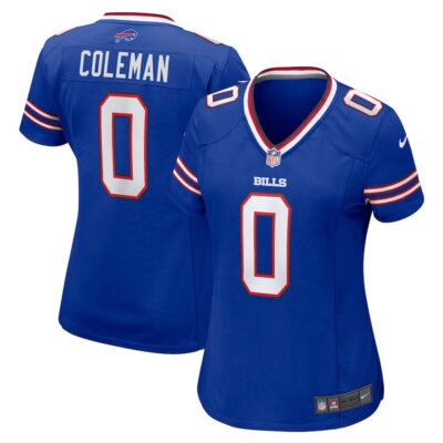 Women's Buffalo Bills #0 Keon Coleman Nike Royal Game Jersey
